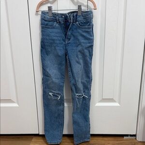Abercrombie Kids Blue Distressed Jeans